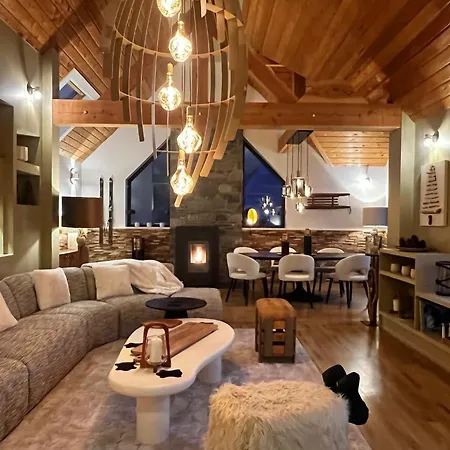 Chalet De Luxe Contemporain Vue 360 Degres Sur Les Montagnes *